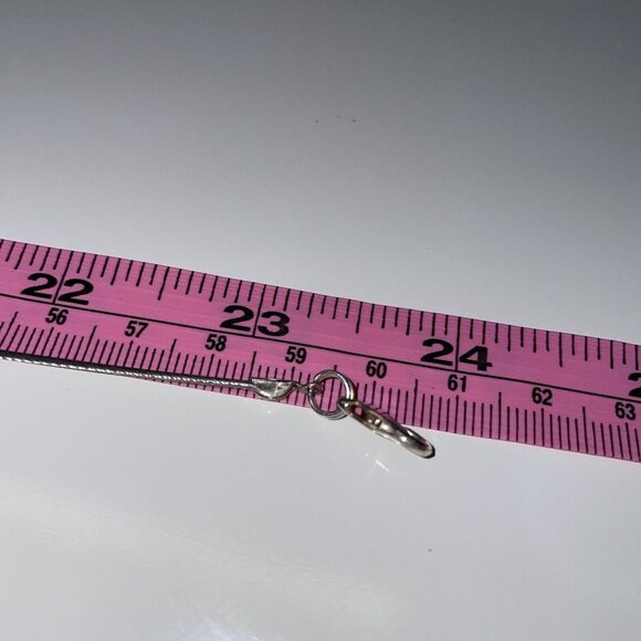 Russian Artist Etalon Jenavi Rhinestone Pendant Swirl Necklace Wire Cord N5 - Picture 8 of 9